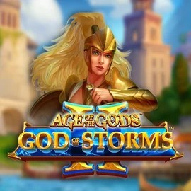 Age Of The Gods: God Of Storms 2 game by Playtech – logo hosted on Lyra Bet Casino