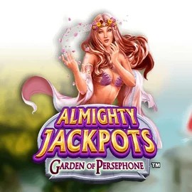 Official Jackpots logo: Almighty Jackpots: Garden of Persephone by Novomatic at Lyra Bet Casino