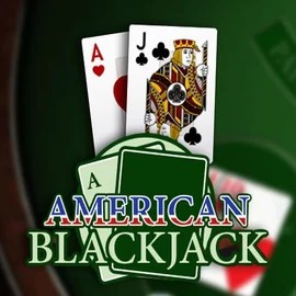 American Blackjack slot logo by Habanero at Lyra Bet Casino