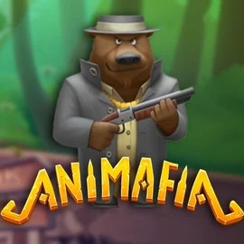 Official Slots logo: Animafia by Peter & Sons at Lyra Bet Casino