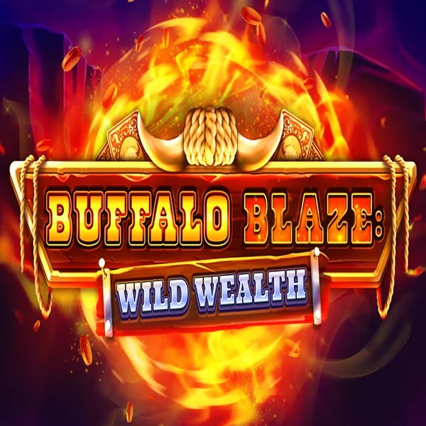 Buffalo Blaze Wild Wealth logo – Slots by OctoPlay at Lyra Bet Casino