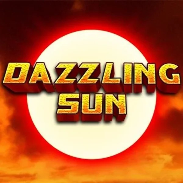 Dazzling Sun slot logo by Win Studios at Lyra Bet Casino