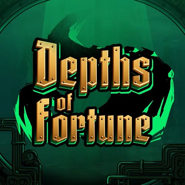 Official Slots logo: Depths of Fortune by AvatarUX Studios at Lyra Bet Casino