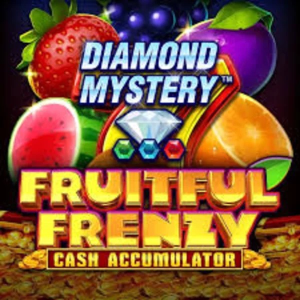 Diamond Mystery Fruitful Frenzy Cash Accumulator slot visual from Greentube available on lyrabet.info