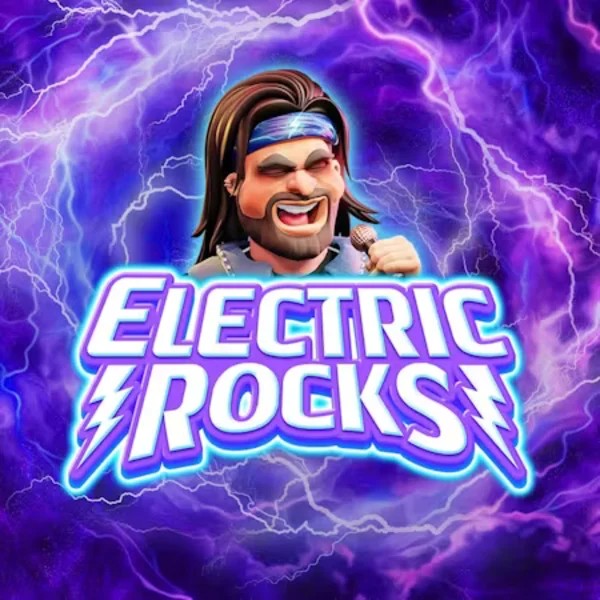Electric Rocks slot icon by Inspired Gaming, available at Lyra Bet Casino