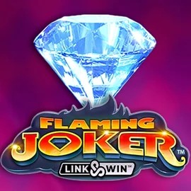 Flaming Joker Link and Win logo by Barstruck at Lyra Bet Casino