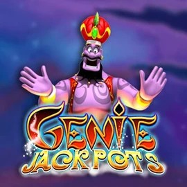 Genie Jackpots game by Blueprint Gaming – logo hosted on Lyra Bet Casino