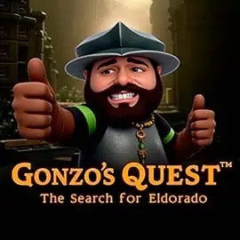 Gonzo's Quest logo by NetEnt at Lyra Bet CasinoGonzo's Quest