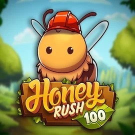 Honey Rush 100 slot logo by Play'n GO at Lyra Bet Casino