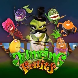 Jumping Fruits slot icon by Wazdan, available at Lyra Bet Casino