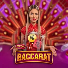 Mega Baccarat logo by Pragmatic Play Lyra Bet Casino