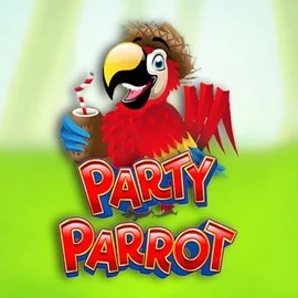 Official Slots logo: Party Parrot by Rival at Lyra Bet Casino