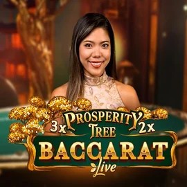 Live Casino logo of Prosperity Tree Baccarat from Evolution at Lyra Bet Casino