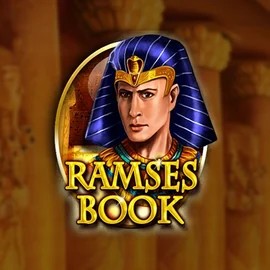 Official Slots logo: Ramses Book Deluxe by Gamomat at Lyra Bet Casino
