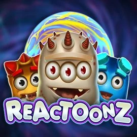 Reactoonz game by Play'n GO – logo hosted on Lyra Bet Casino