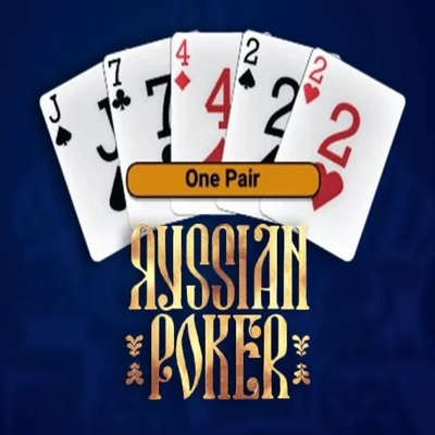 Russian Poker logo by OneTouch Games Lyra Bet Casino
