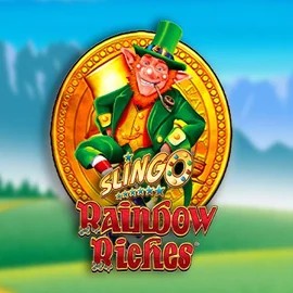 Slingo Rainbow Riches slot visual from Gaming Realms available on lyrabet.info