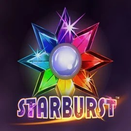 Starburst slot icon by NetEnt, available at Lyra Bet Casino