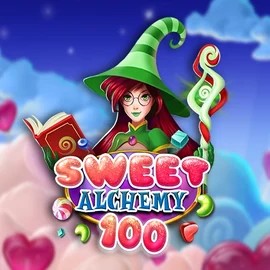 Official Slots logo: Sweet Alchemy 100 by Play'n GO at Lyra Bet Casino