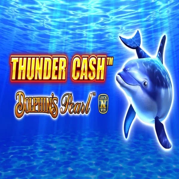 Thunder Cash Dolphins Pearl logo by Novomatic at Lyra Bet Casino