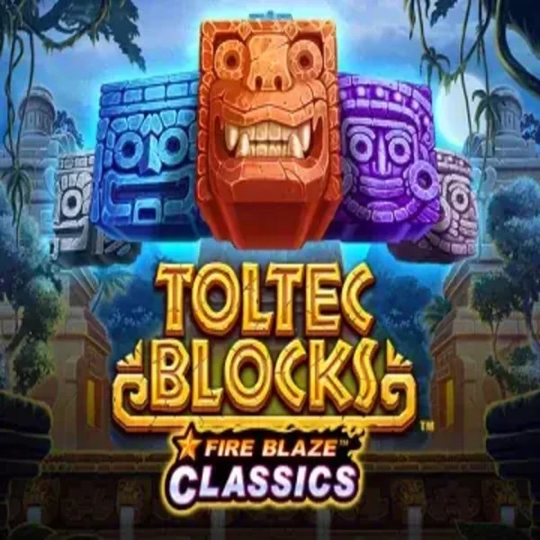 Fire Blaze: Toltec Blocks slot visual from Rarestone Gaming available on lyrabet.info