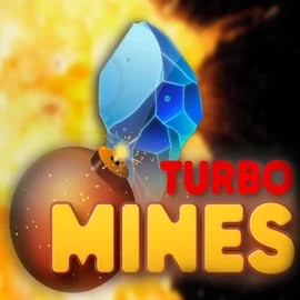 Turbo Mines logo by Turbo Games at Lyra Bet Casino