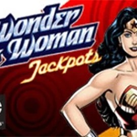 Wonder Woman Jackpots casino game by Amaya – featured logo at Lyra Bet Casino