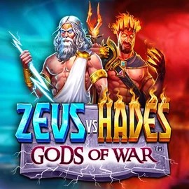 Official Slots logo: Zeus vs Hades: Gods of War by Pragmatic Play at Lyra Bet Casino